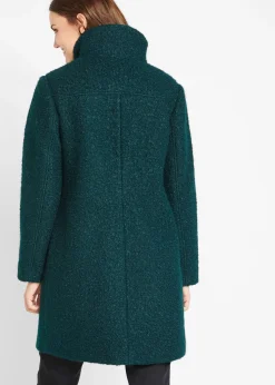 Manteau en bouclé avec poches