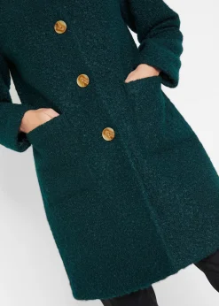 Manteau en bouclé avec poches