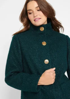 Manteau en bouclé avec poches