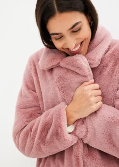 Manteau en fausse fourrure