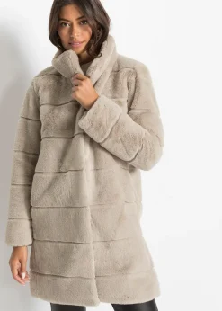 Manteau en tissu peluche