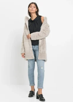 Manteau en tissu peluche