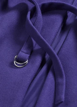 Manteau en viscose mélangée