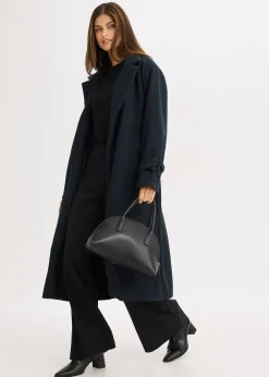 Manteau en viscose mélangée