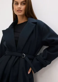 Manteau en viscose mélangée