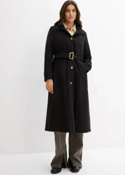 Manteau esprit trench à capuche amovible