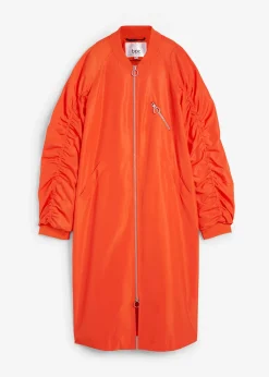 Manteau léger avec col en bord-côtes