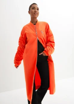 Manteau léger avec col en bord-côtes