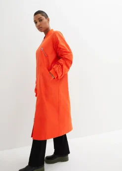 Manteau léger avec col en bord-côtes