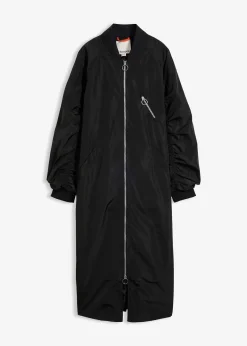 Manteau léger avec col en bord-côtes