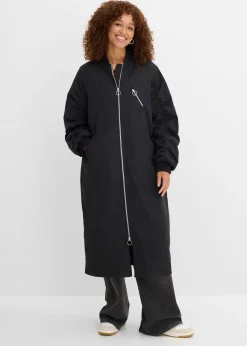 Manteau léger avec col en bord-côtes