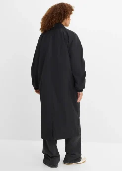 Manteau léger avec col en bord-côtes