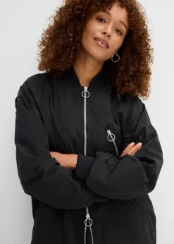 Manteau léger avec col en bord-côtes