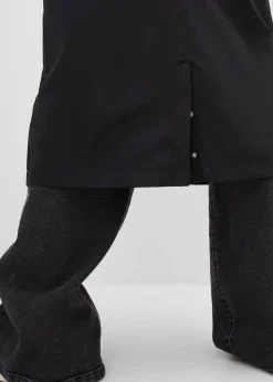 Manteau léger avec col en bord-côtes