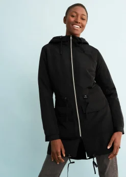 Manteau légèrement rembourré avec cordon de serrage