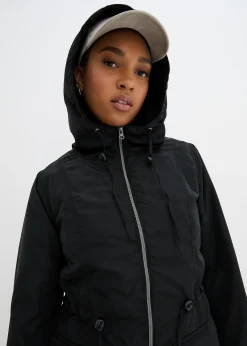 Manteau légèrement rembourré avec cordon de serrage