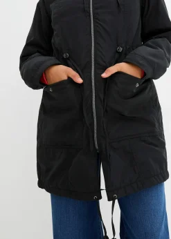 Manteau légèrement rembourré avec cordon de serrage