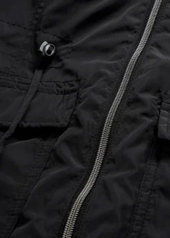 Manteau légèrement rembourré avec cordon de serrage