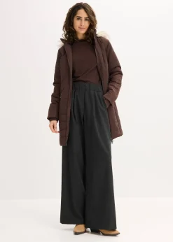 Manteau matelassé avec ceinture