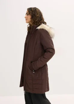 Manteau matelassé avec ceinture
