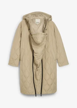 Manteau matelassé de grossesse et de portage 3-en-1, moyennement chaud
