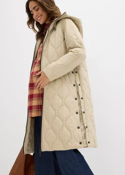 Manteau matelassé de grossesse et de portage 3-en-1, moyennement chaud