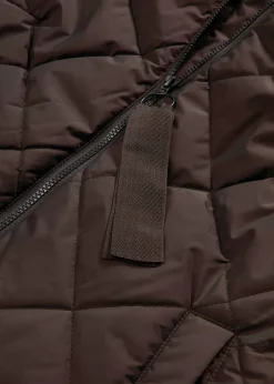 Manteau matelassé et rembourré à capuche