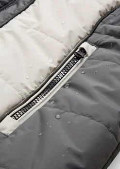 Manteau outdoor imperméable avec bordure peluche