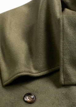 Manteau oversize à large col