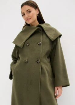 Manteau oversize à large col