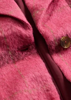 Manteau oversize, aspect laine