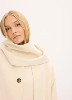 Manteau oversize avec deux poches discrètes