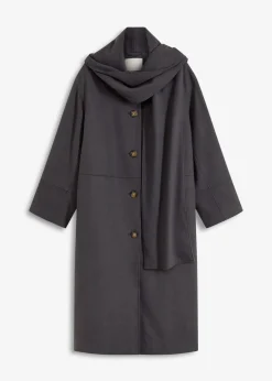 Manteau oversize avec deux poches discrètes