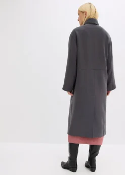Manteau oversize avec deux poches discrètes