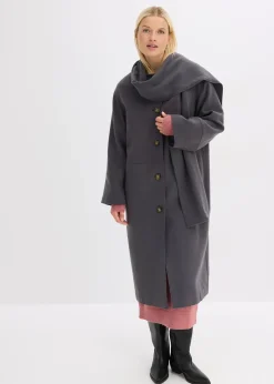 Manteau oversize avec deux poches discrètes