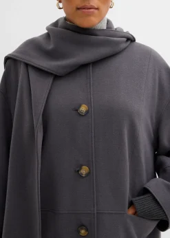 Manteau oversize avec deux poches discrètes