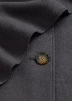 Manteau oversize avec deux poches discrètes