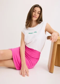 Mini-jupe à fronces