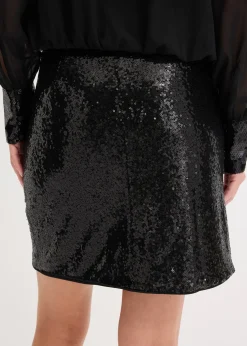Mini-jupe à sequins