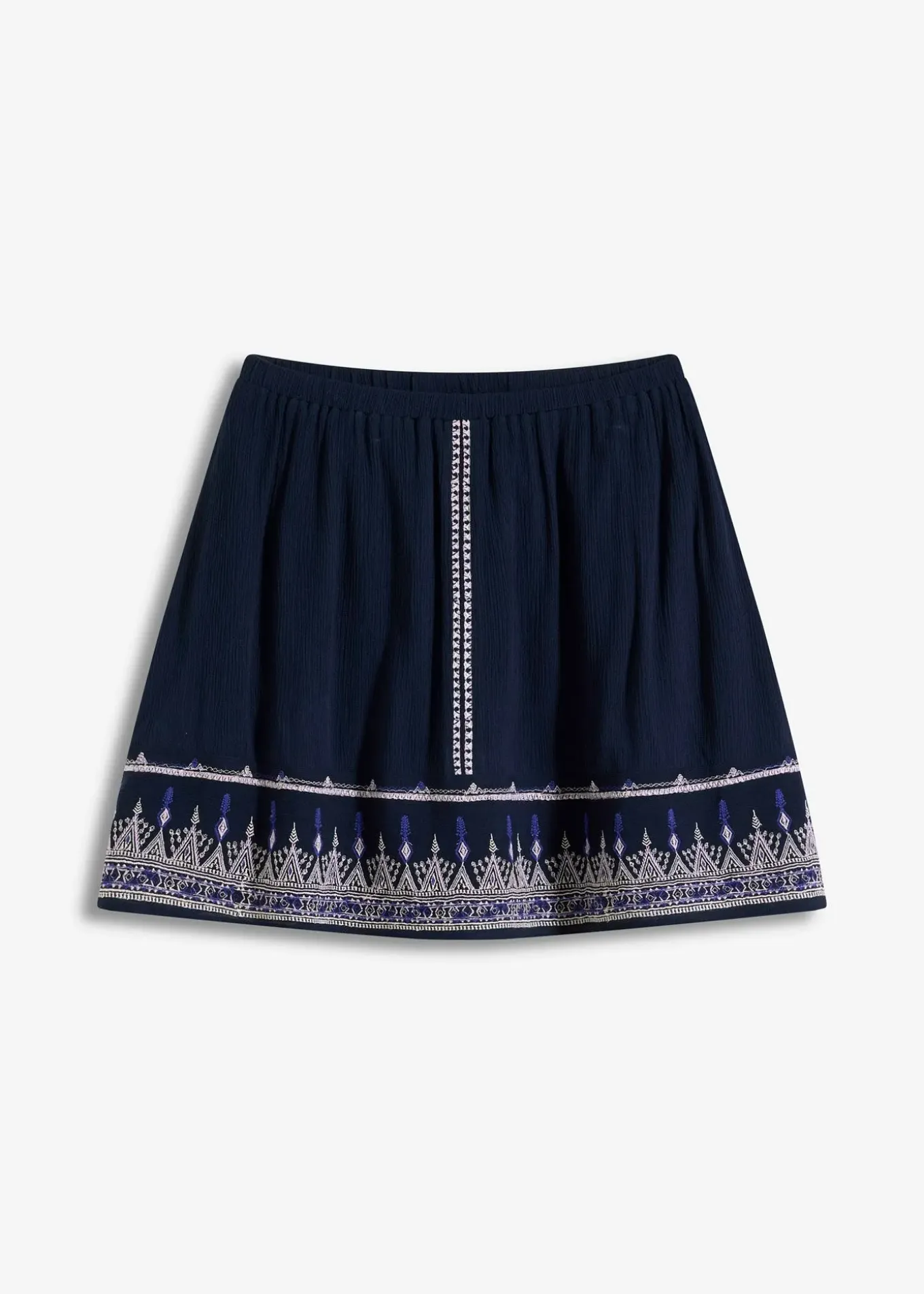 Mini-jupe avec broderie