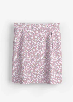 Mini-jupe en viscose fluide