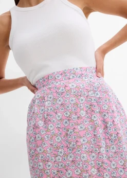 Mini-jupe en viscose fluide