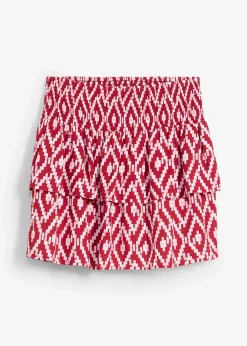 Mini-jupe en viscose fluide