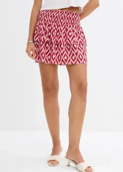 Mini-jupe en viscose fluide