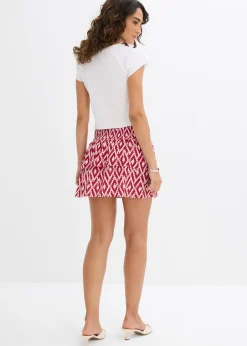 Mini-jupe en viscose fluide