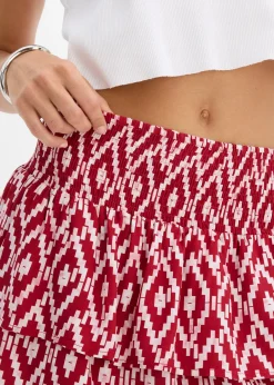 Mini-jupe en viscose fluide