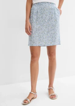 Mini-jupe en viscose fluide