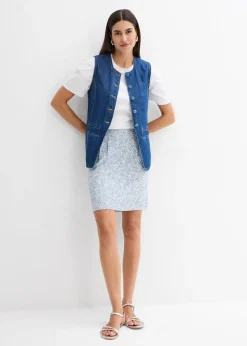 Mini-jupe en viscose fluide