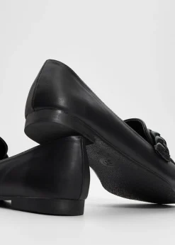 Mocassins à détail tressé