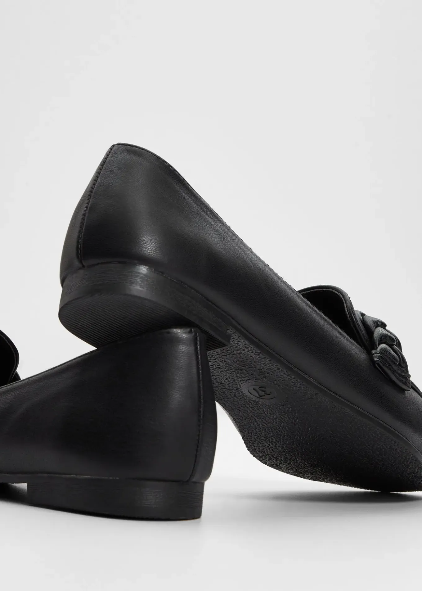 Mocassins à détail tressé